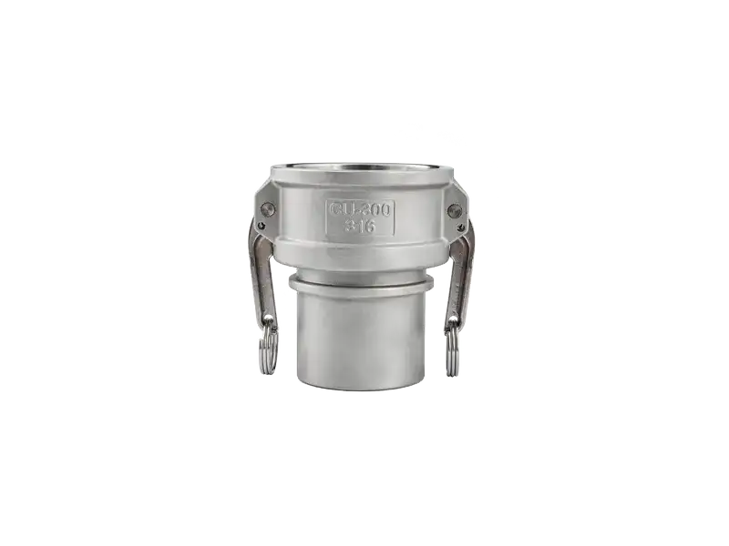 Coupler with Smooth Hose Shank